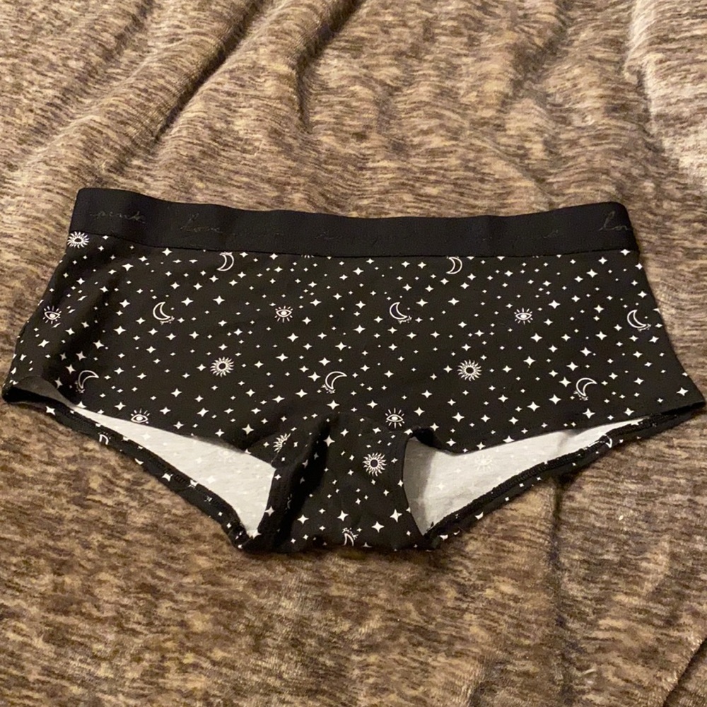 Victoria’s Secret Pink Mystic Moon Sun Star Panty Boyshorts
